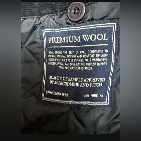 Abercrombie & Fitch Men’s Wool Coat - Picture 4 of 11